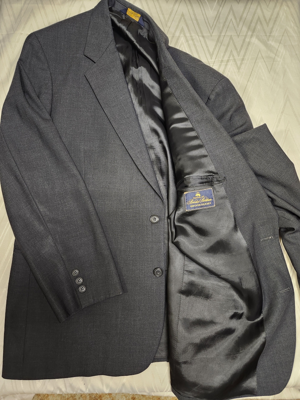 Brooks Brothers Men's Dark Charcoal Gray Sport Coat